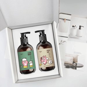 娜赫拉洗沐禮盒，聯名護手洗髮精與沐浴乳組合，限量包裝設計